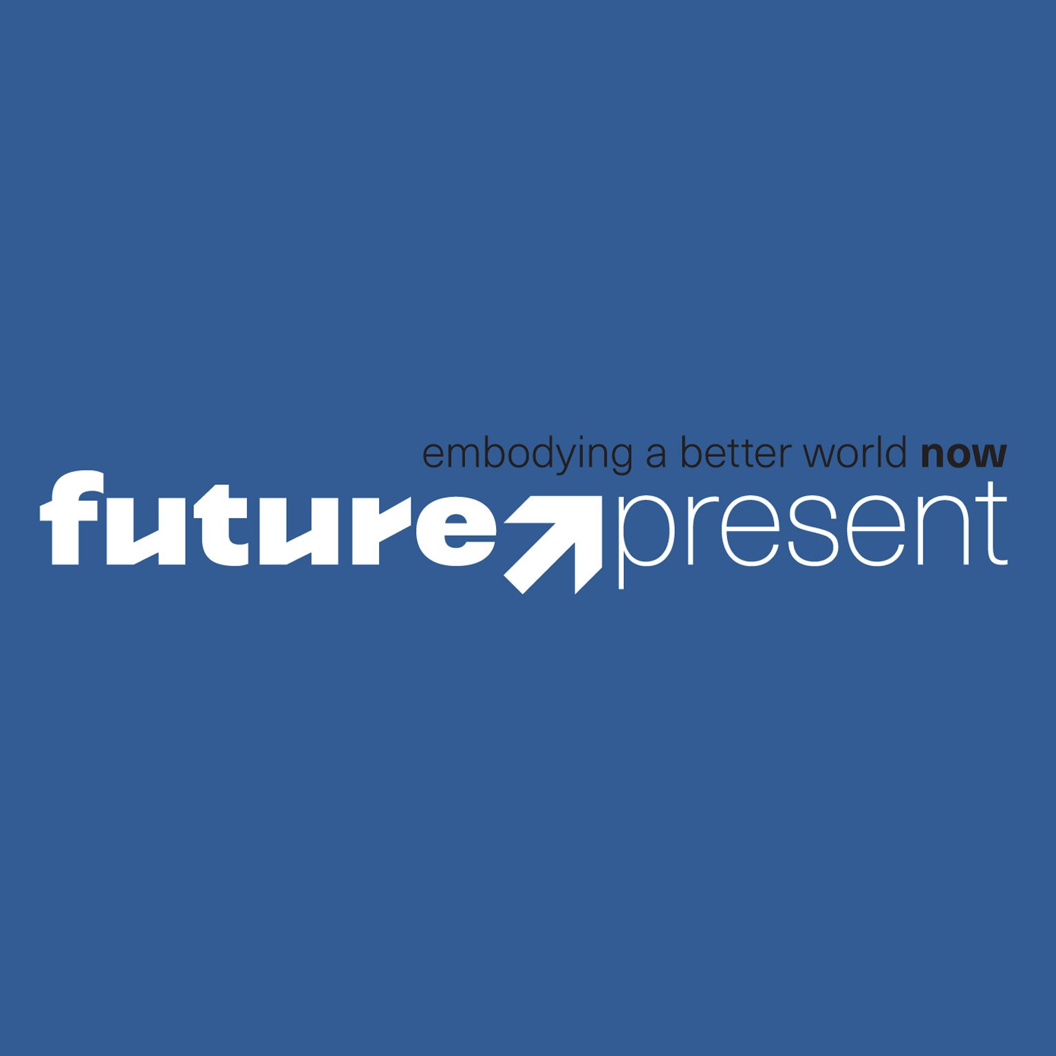 Futurepresent logo linear blue