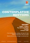 Contemplativerhythmdesertposter