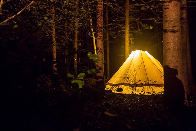 camping at prospect wood