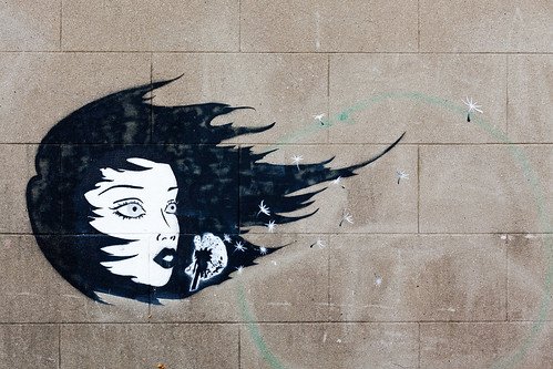 dandelion clock girl on gloucester road