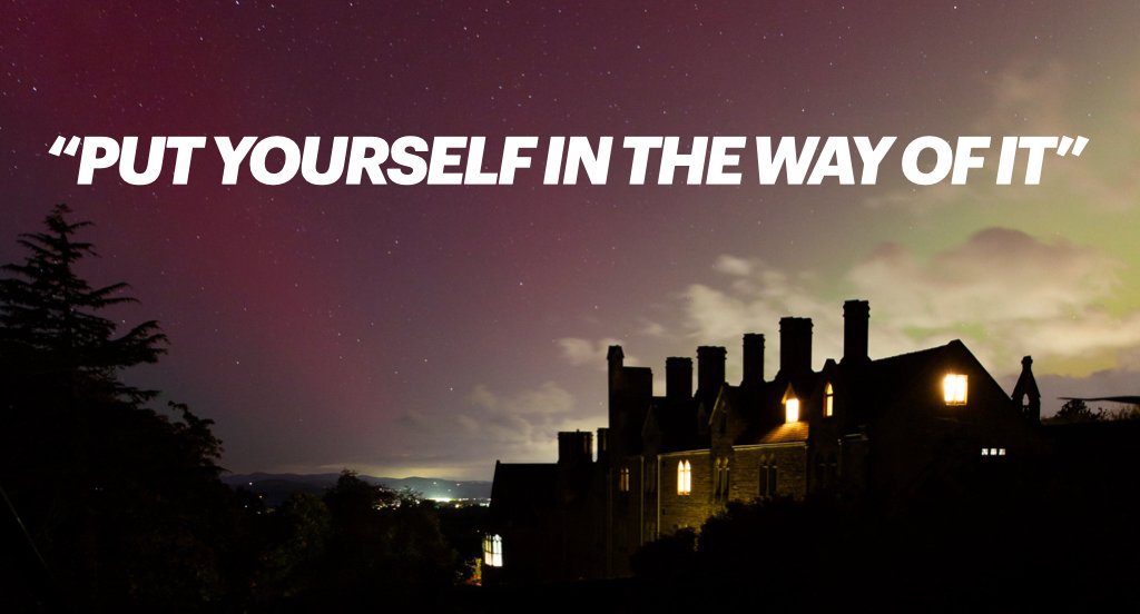 Read more about the article keep putting yourself in the way of it